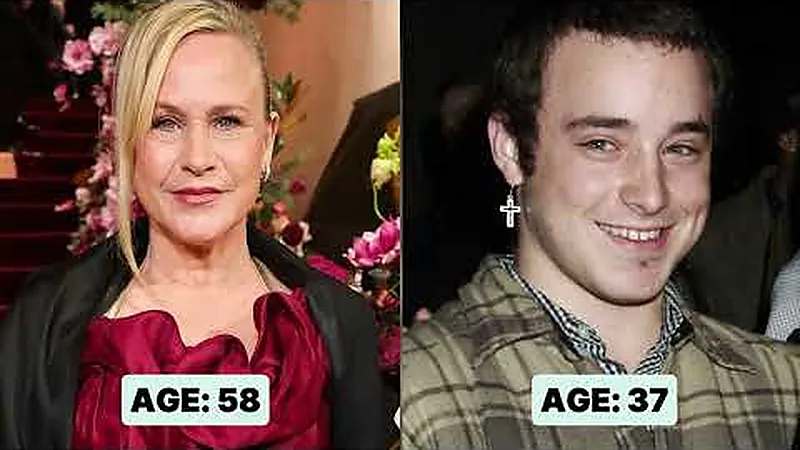 Sons carry the father's surname, so the maternal line disappears from the cast list entirely.