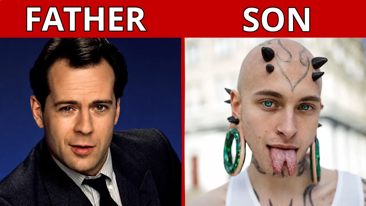 50 Celebrity Fathers And Sons Photographed At Exactly The Same Age